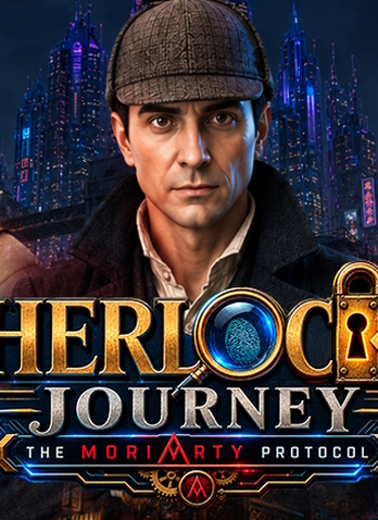 Sherlock's Journey VR game poster at Luminary VR Coffs Harbour