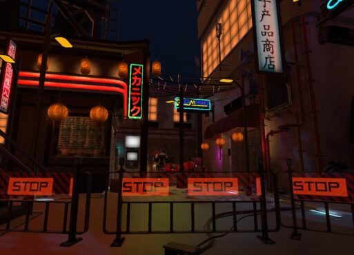 City street investigation in Sherlock's Journey VR
